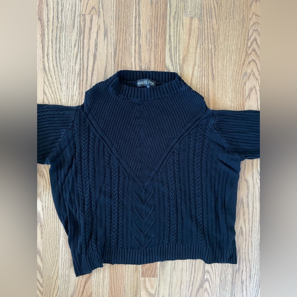 Open Shoulder Sweater - Picture 4 of 4